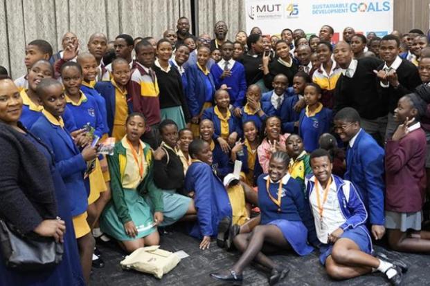 Participants of a workshop led by Dr. Gang Chen in South Africa