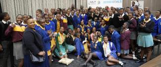 Participants of a workshop led by Dr. Gang Chen in South Africa